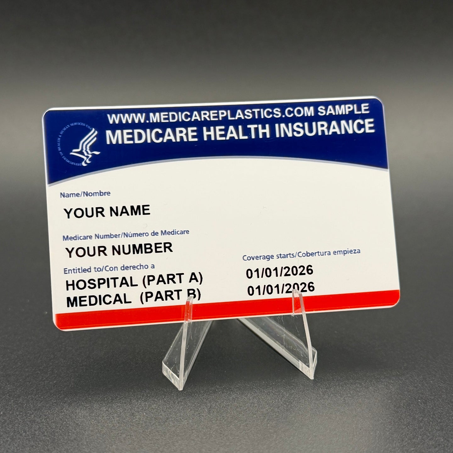 Plastic Medicare Card
